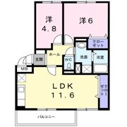 タウニーロイヤル 1の間取り画像