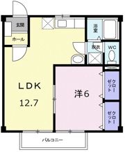 シティハイツみやこの間取り画像