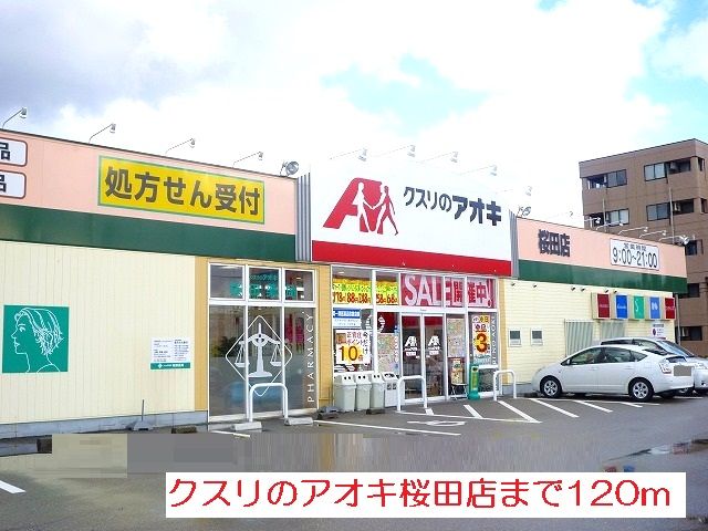 近くのクスリのアオキまで120m(徒歩2分)
