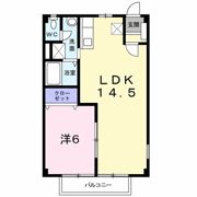 パティオ五月の間取り画像