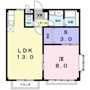 メゾンドエスポアールⅡの間取り画像