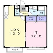 メゾンドエスポアールⅡの間取り画像