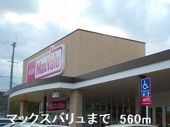近くのマックスバリュまで560m(徒歩7分)