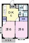 ビューラ東新Aの間取り画像