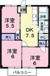 ニューシティ山嵜の間取り画像