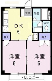 コーポさくらの間取り画像