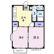 メゾン高野Aの間取り画像