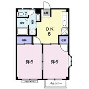 メゾン高野Bの間取り画像