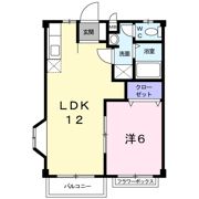 メゾン高野Bの間取り画像