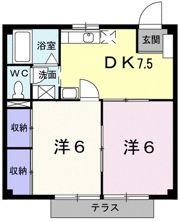 リヴェール豊岡の間取り画像