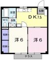 リヴェール豊岡の間取り画像