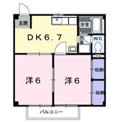 サニーハイツ大森台Bの間取り画像