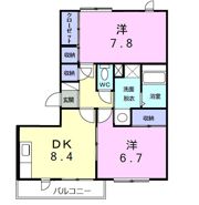 ガーデンハウスフジタの間取り画像