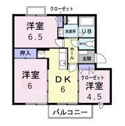 ヴィレッジトミタBの間取り画像