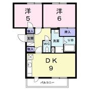 ドミール板倉の間取り画像