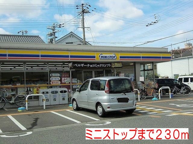 近くのミニストップまで230m（徒歩3分）