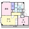 青柳ハイツの間取り画像