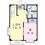 ヒルズ鶴見Dの間取り画像