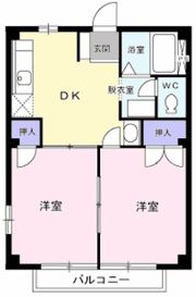 ユウハイムの間取り画像