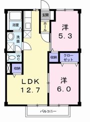 カレントハウスⅡCの間取り画像