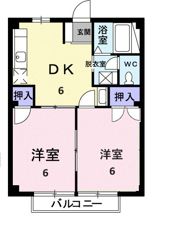 CITY CALM 伊藤 2の間取り画像
