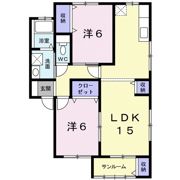 サン・ドミールFの間取り画像