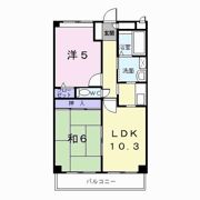 アフロディ布市の間取り画像