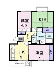 ハピネスAの間取り画像