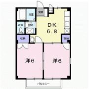 メゾン栄 Aの間取り画像