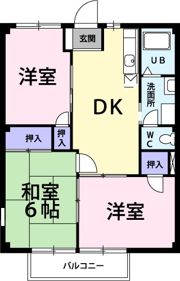 メゾンエコーの間取り画像