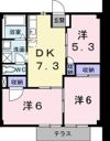 メゾンドオオタⅡの間取り画像