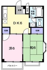 ガーデンヒルズの間取り画像