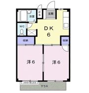 シティハイツ上田尻の間取り画像