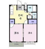 シティハイツカメリアの間取り画像