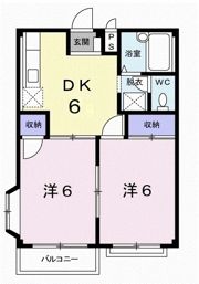 カーサ八幡林の間取り画像