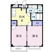 中之島ハイツの間取り画像