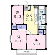 ベルデUIの間取り画像