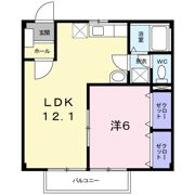 アクアヒルズⅡの間取り画像