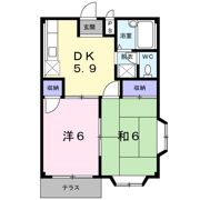 エルディム東ⅡBの間取り画像