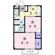 パールハイツAの間取り画像