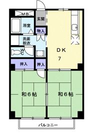 セゾンハイツの間取り画像