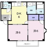 ボナール平野Bの間取り画像