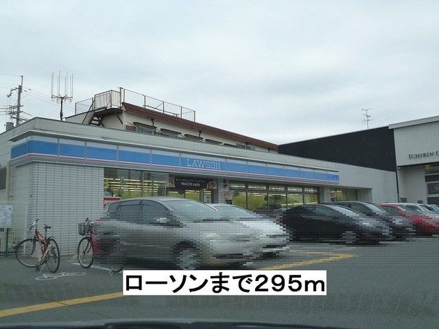 近くのローソンまで295m（徒歩4分）