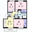 小阪西町Ⅲ番館の間取り画像