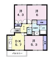 グランデュールの間取り画像