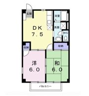コーポ藤原の間取り画像
