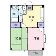 エバーグリーンかんぎⅠの間取り画像
