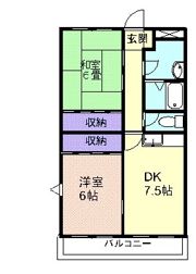 キャステルマンション仲町の間取り画像