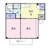 コーポ サンスカイ1の間取り画像