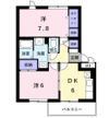 ベルシュラインの間取り画像